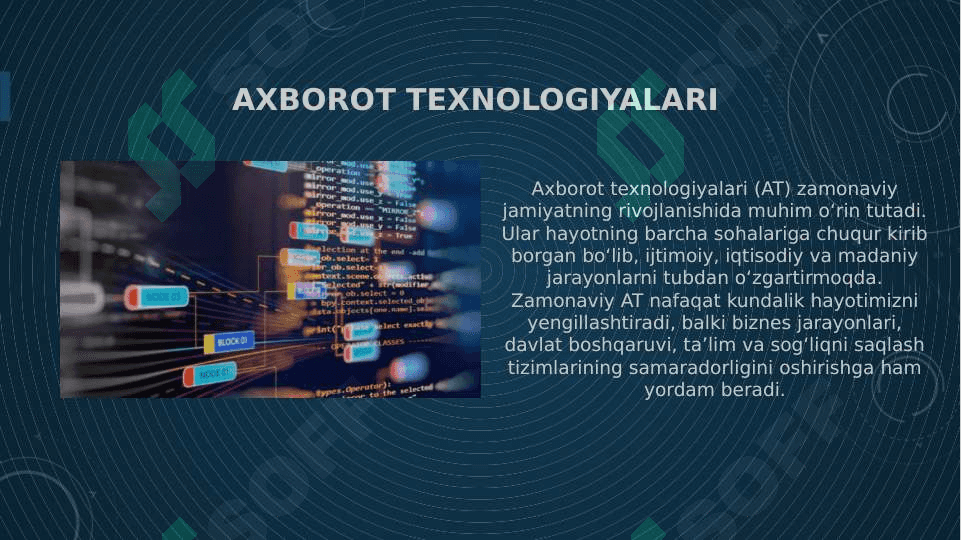 Zamonaviy axborot texnologiyalarining rivojlanish tendentsiyalari 3