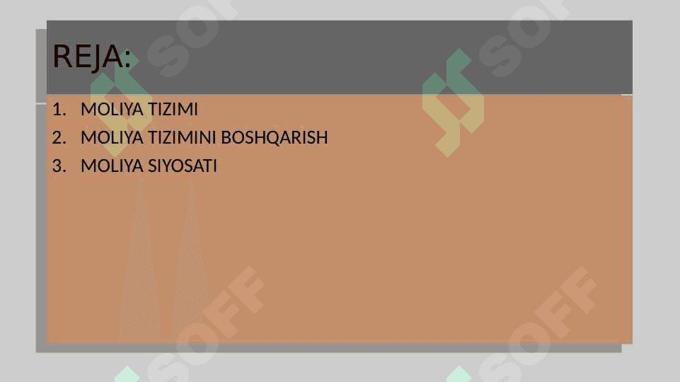 O’ZBEKISTON RESPUBLIKASI MOLIYA TIZIZMI 2