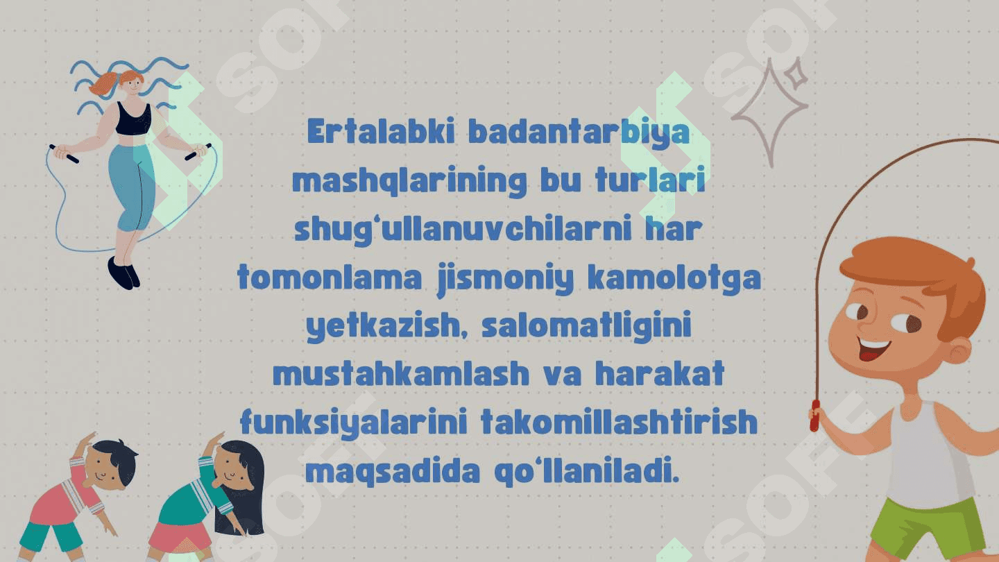 Oilada jismoniy tarbiyani tashkil qilish va otkazish 3