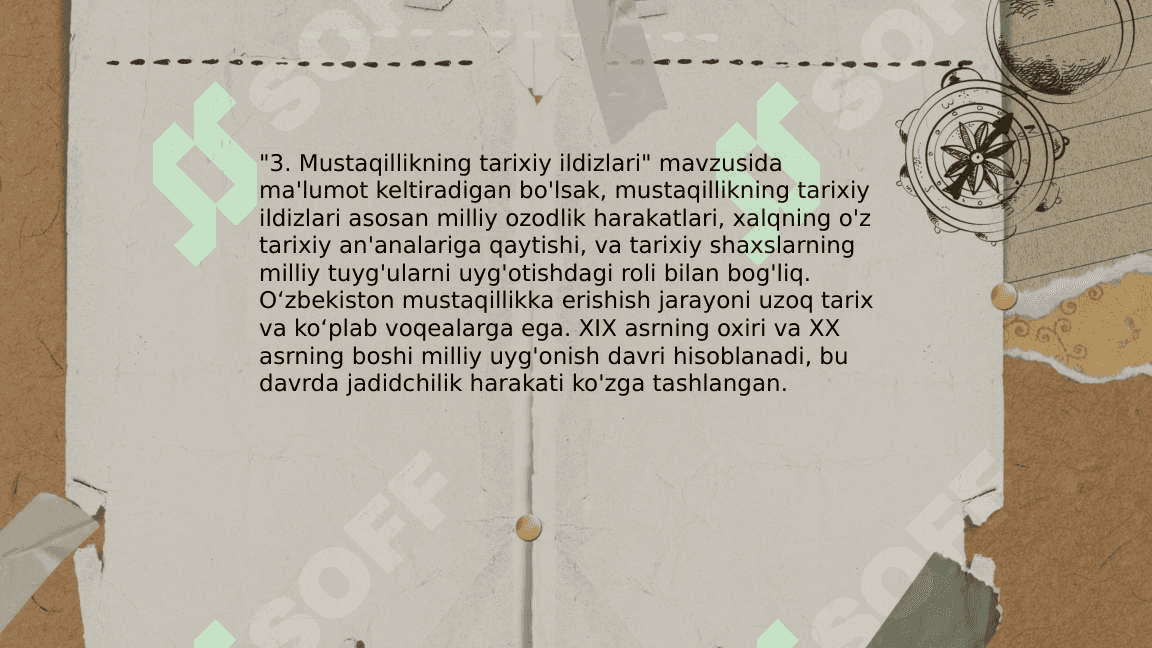 Mustaqillik va milliy  mafkura oldida maqsad va vazifalari 6