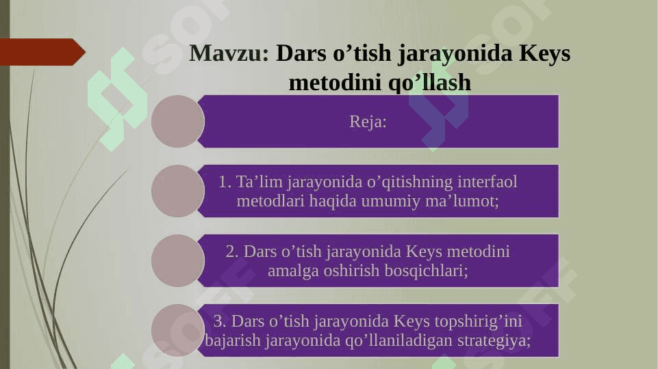 Dars o’tish jarayonida Keys metodini qo’llash 2