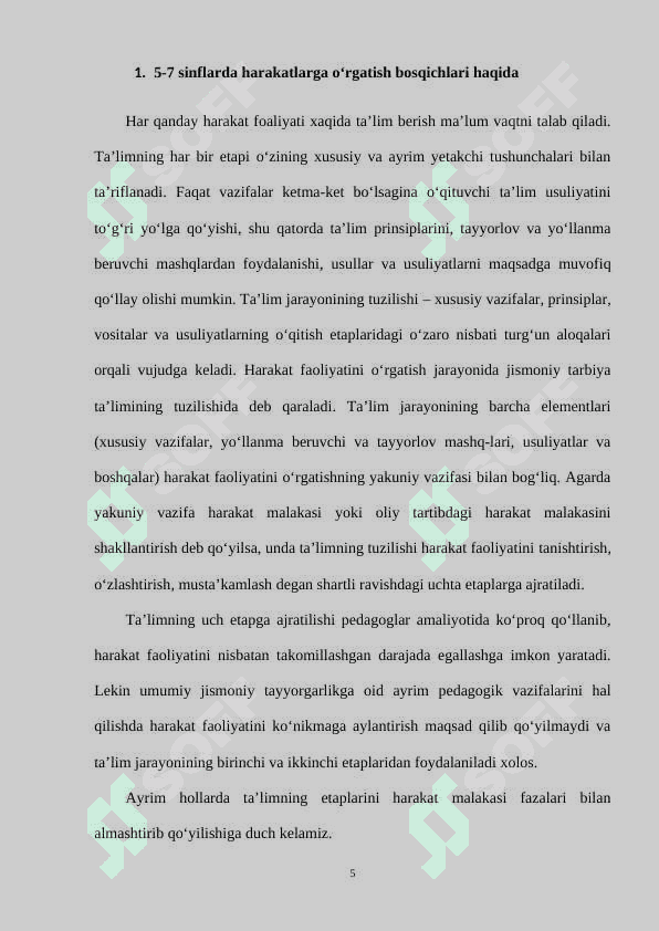 5-7 sinf o‘quvchilarini harakatlarga o‘rgatish 5