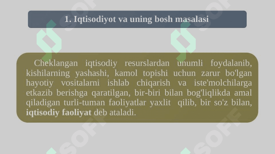 Иқтисодиёт назарияси II Iqtisodiyot nazariyasi 2