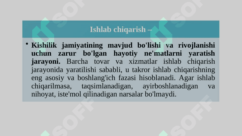 Иқтисодиёт назарияси II Iqtisodiyot nazariyasi 7