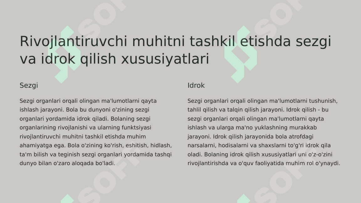 Rivojlantiruvchi Muhitni Tashkil Etish Tamoyillari. 3