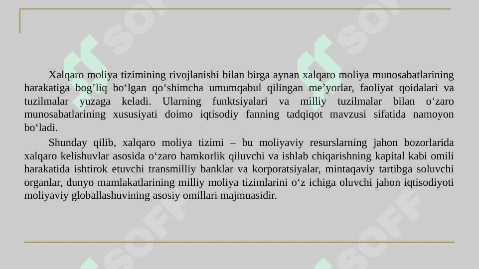 Xalqaro Moliya Tizimi 8
