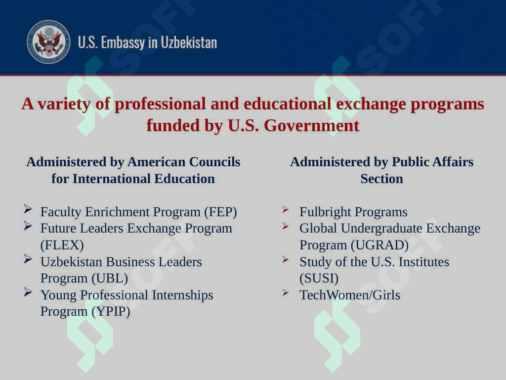 U.S Exchange Programs 2