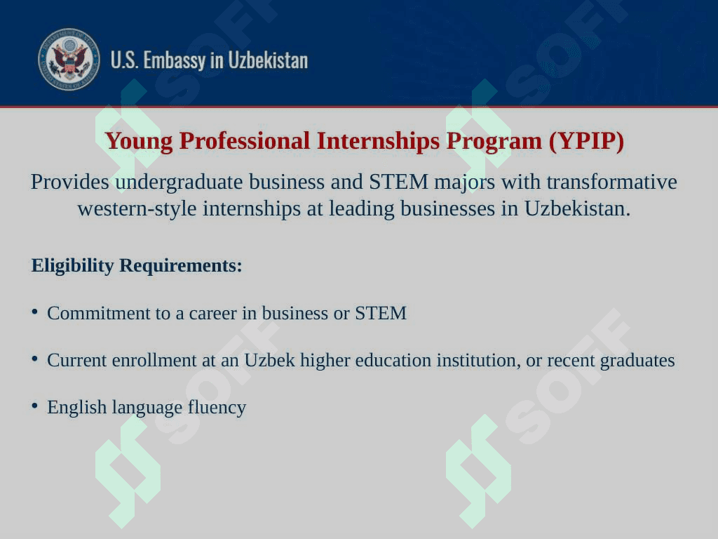 U.S Exchange Programs 7