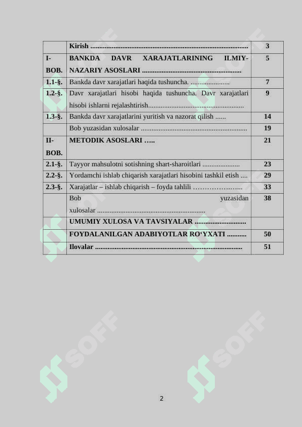 “Bankda davr xarajatlari xisobi ” 2
