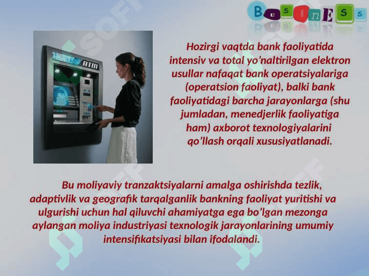 Avtomatlashgan sistema bank tizimida 4