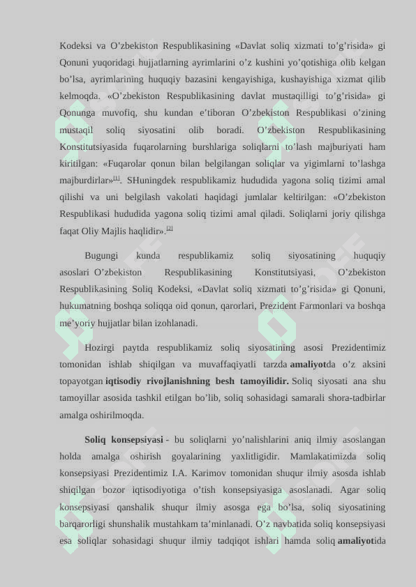 QISHLOQ XO'JALIGI KORXONALARINI SOLIQQA TORTISHNING O'ZIGA XOS XUSUSIYATLARI VA ULARNI TAKOMILLASHTIRISH 3