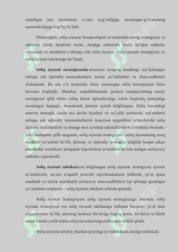 QISHLOQ XO'JALIGI KORXONALARINI SOLIQQA TORTISHNING O'ZIGA XOS XUSUSIYATLARI VA ULARNI TAKOMILLASHTIRISH 4