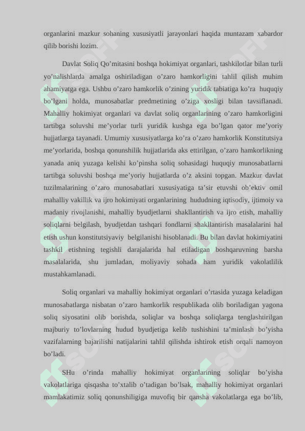 QISHLOQ XO'JALIGI KORXONALARINI SOLIQQA TORTISHNING O'ZIGA XOS XUSUSIYATLARI VA ULARNI TAKOMILLASHTIRISH 8