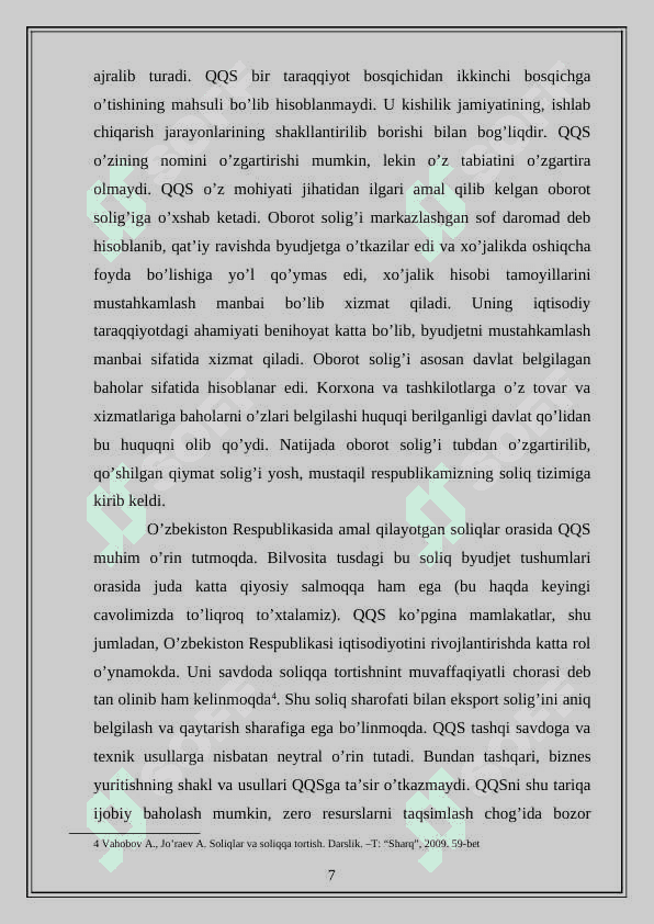 Qo‘shilgan qiymat solig‘ini hisoblashda soliq stavkalarini qo‘llash usullar 6