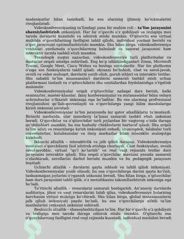 Ta’lim jarayonida videokonferensiyalar 3