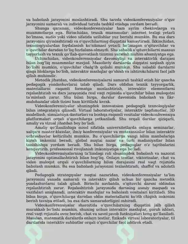 Ta’lim jarayonida videokonferensiyalar 4