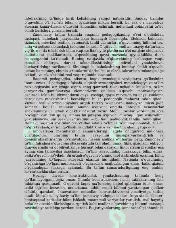 Raqamli pedagogika va ta’limda innovatsion metodlar 4