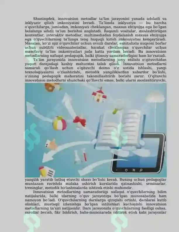 Raqamli pedagogika va ta’limda innovatsion metodlar 7