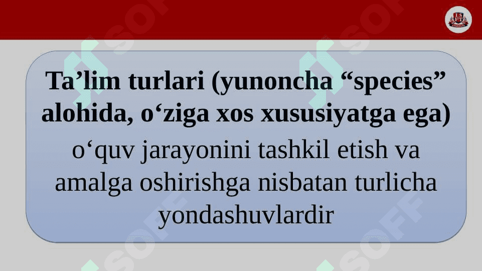 MAKTABGACHA TA'LIM TASHKILOTLARIDA TA'LIM SHAKLI. 3