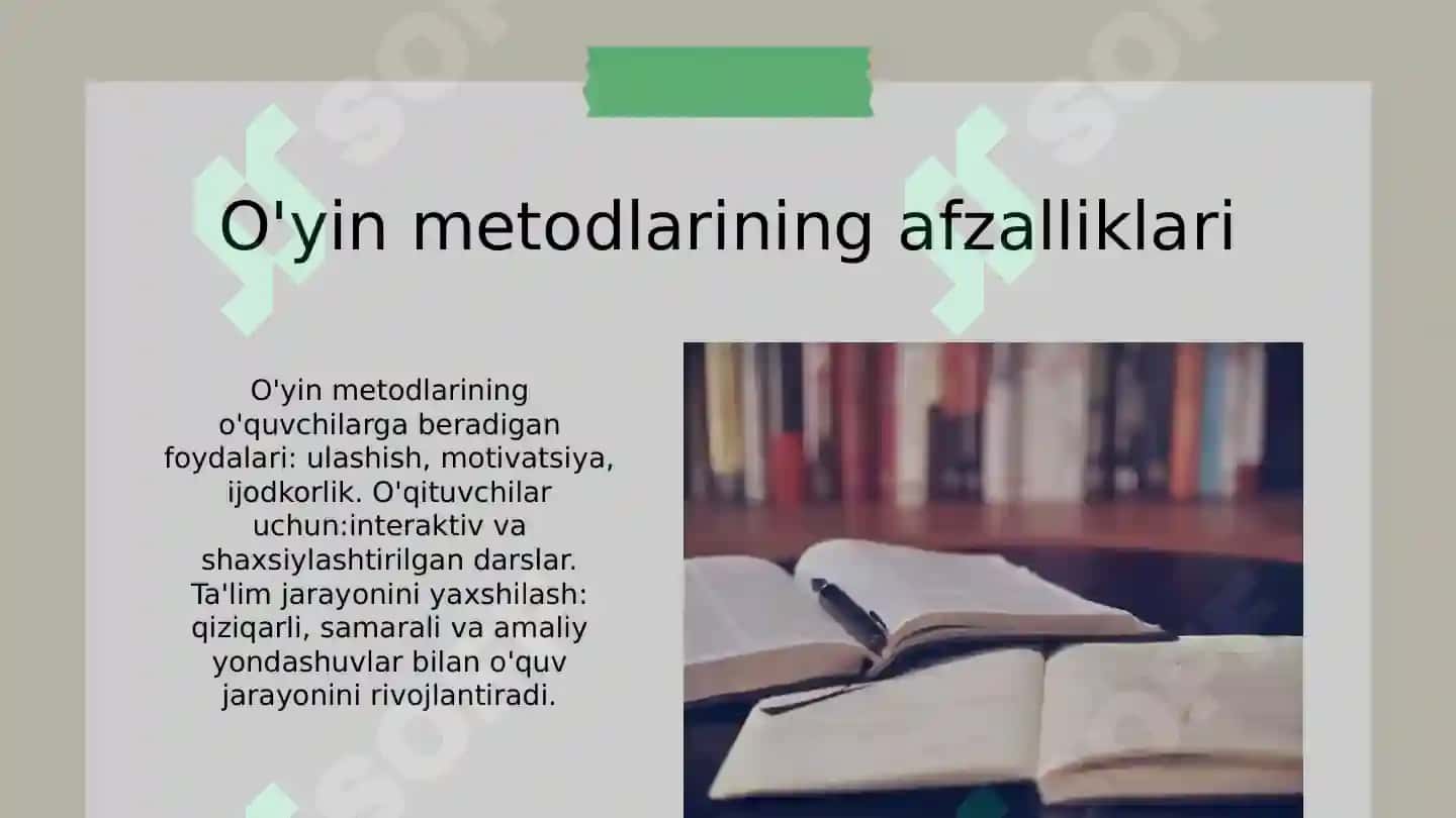 O'yin asosidagi metodlar va ularning pedagogik samaradorligi 4