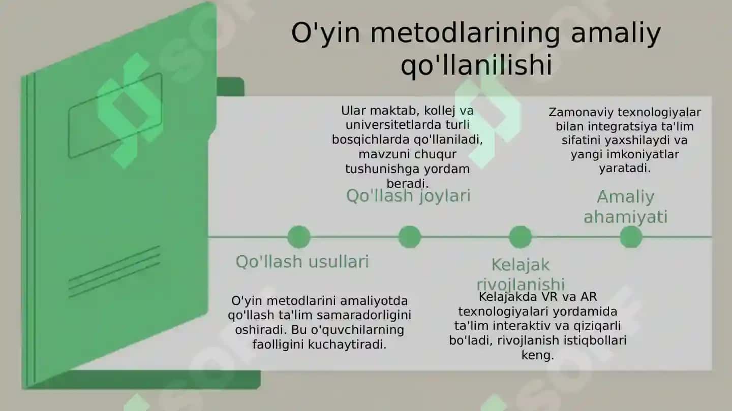 O'yin asosidagi metodlar va ularning pedagogik samaradorligi 6