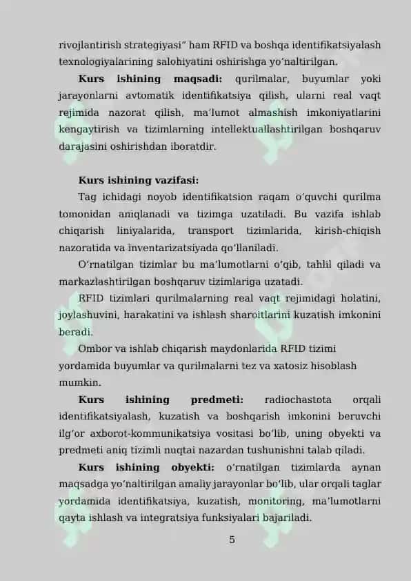 O‘RNATILGAN TIZIMLARDA RFID TEXNOLOGIYASI 4