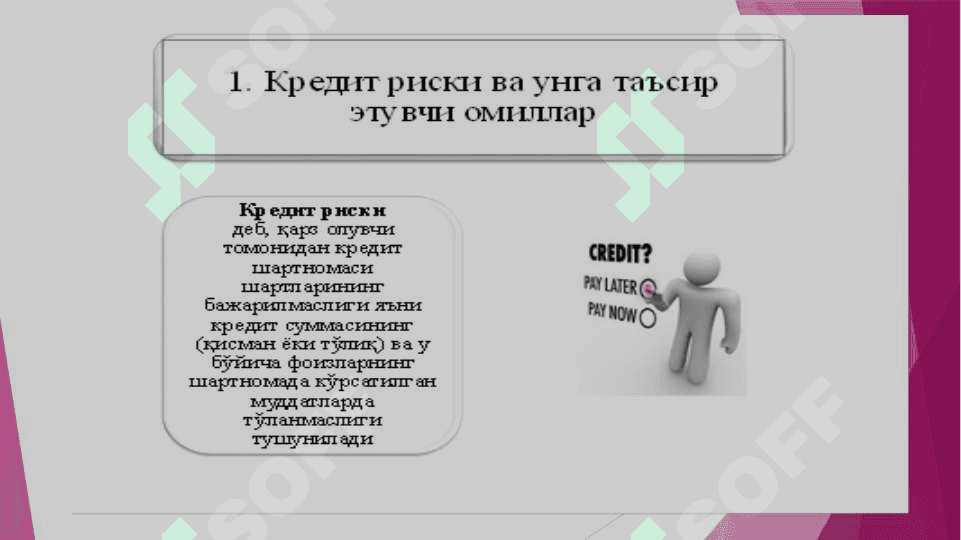 Kredt riski 3