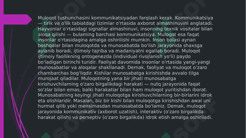 Muloqotning psixologik tizimi va vazifalari 4
