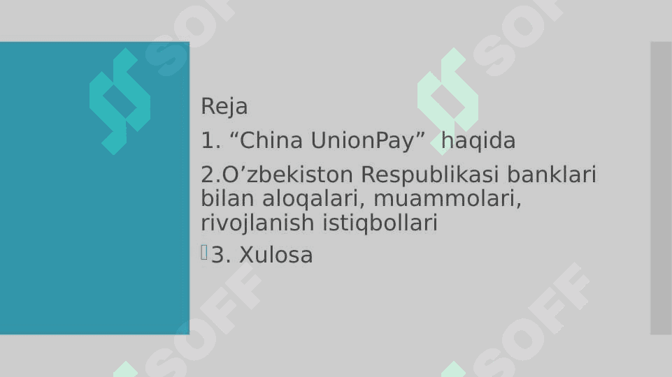 China UnionPay bilan O'zbekiston banklari aloqasi 2