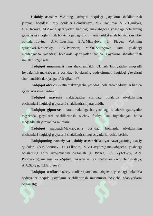 Maktabgacha yoshdagi bolalarda qadriyatlar haqida g'oyalarni shakllantirish 4
