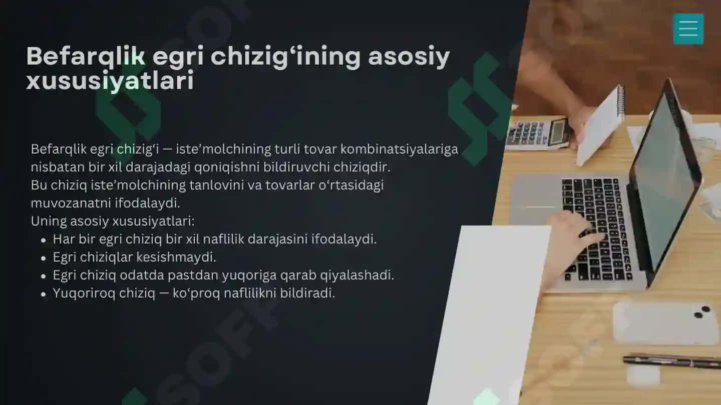 Befarqlik egri chizigi 2