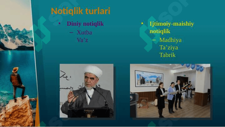 Notiqlik turlari 3