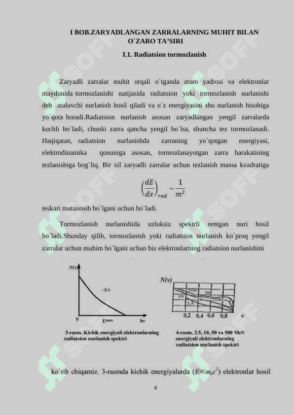 ELEKTRONLARNING RADIATSION TORMOZLANISHI. 6