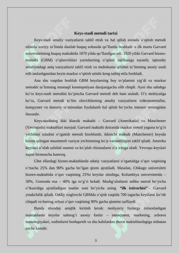 Case study, keys study metodi va namuna 3