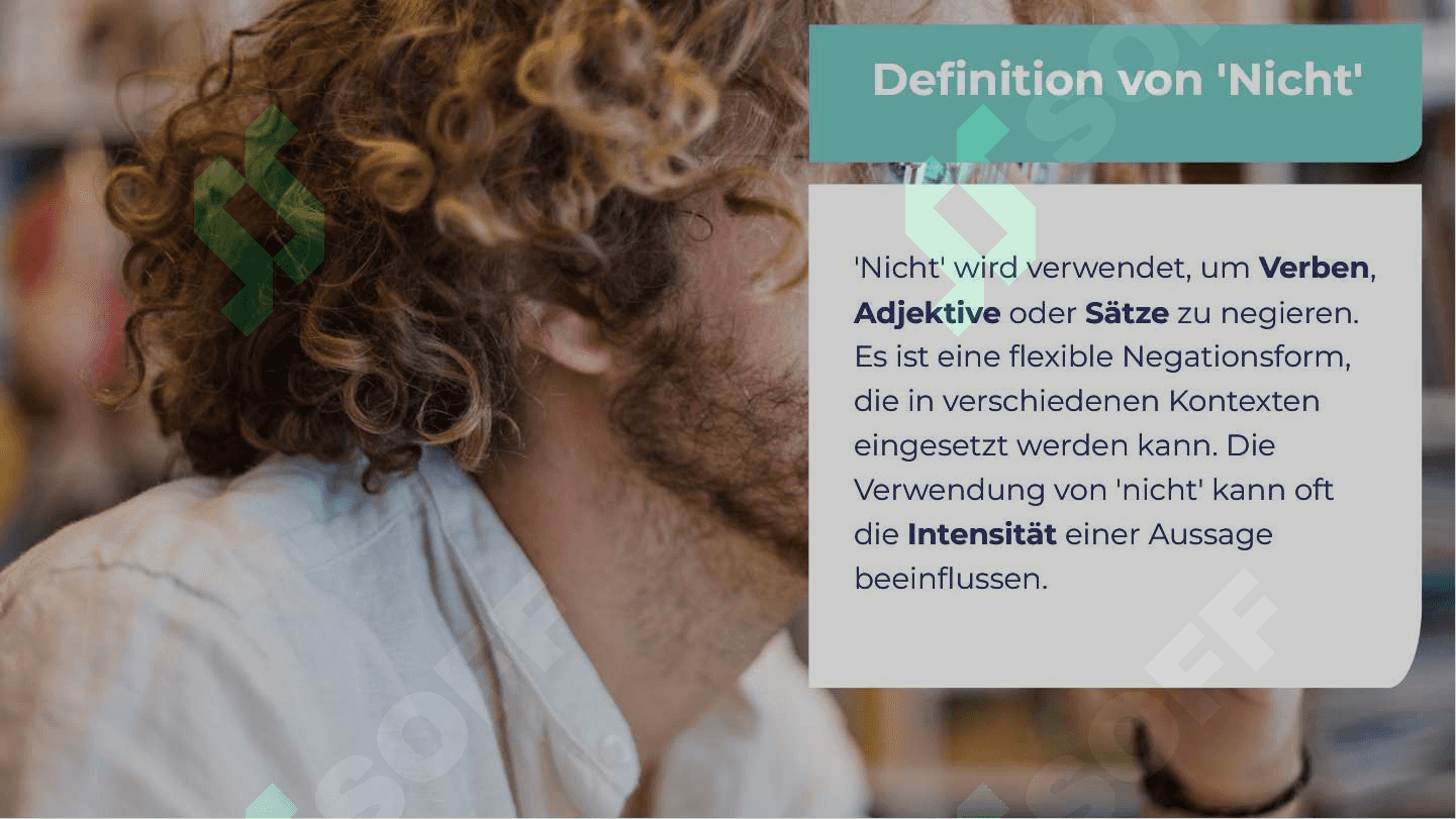 kein und nicht 3