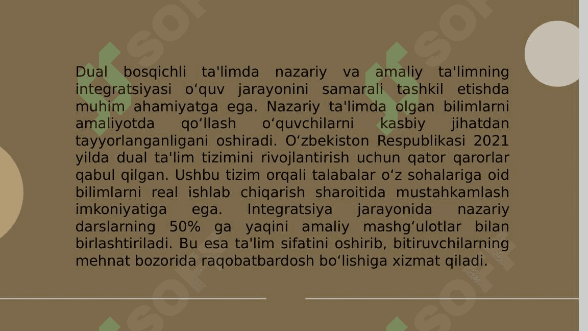 Germaniya ta'lim tizimining Dual bosqichi 4