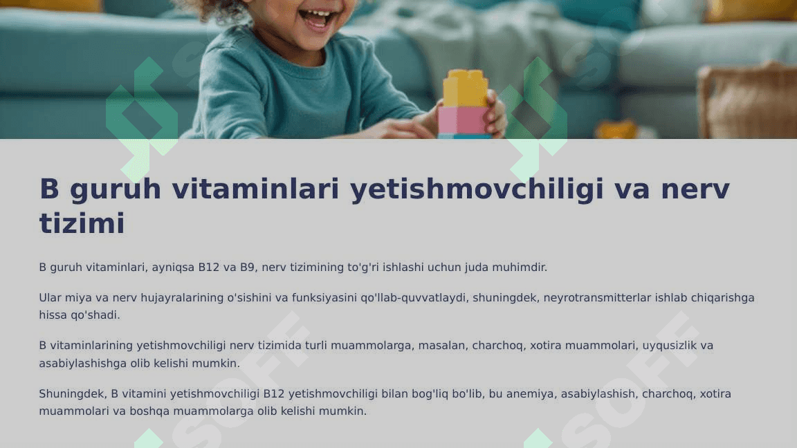 Bolalarda aviataminoz va gipovitaminozlar 7