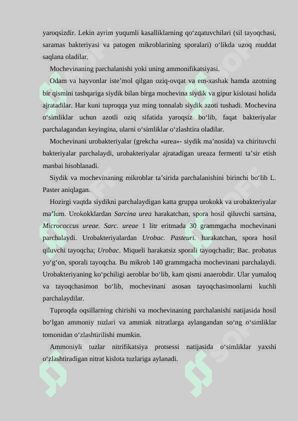 Tabiatda uglerod va azot aylanishida mikroorganizmlarning roli aerob va anaerob sharoitda kletchatkani parchalovchi mikroblar 5