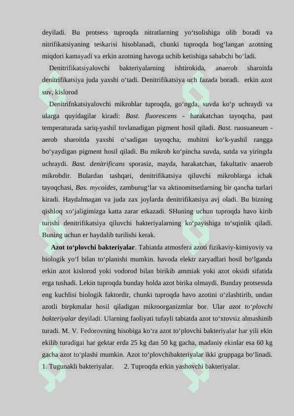 Tabiatda uglerod va azot aylanishida mikroorganizmlarning roli aerob va anaerob sharoitda kletchatkani parchalovchi mikroblar 7