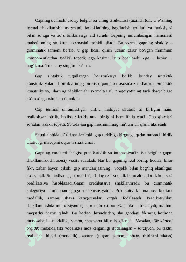 ANIQLOVCHI VA UNING O’ZBEK TILIDA IFODALANISHI 8