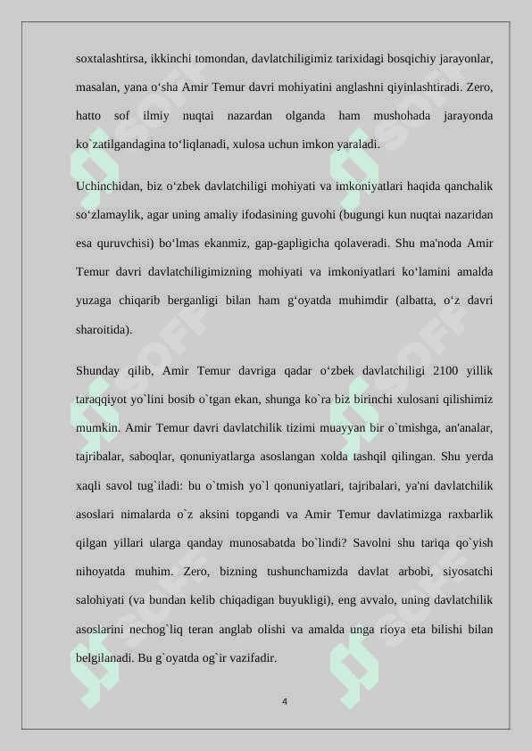 Amir Temur davlatada hokimiyatni amalga oshirish usullari hamda xalq hokimiyatchilish masalalari 4