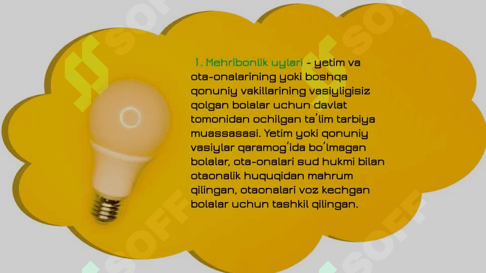 Mehribonlik uylaridagi Ijtimoiy -pedagogik faoliyat. 2