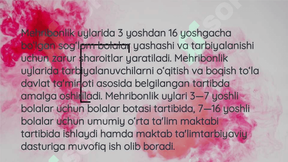 Mehribonlik uylaridagi Ijtimoiy -pedagogik faoliyat. 3