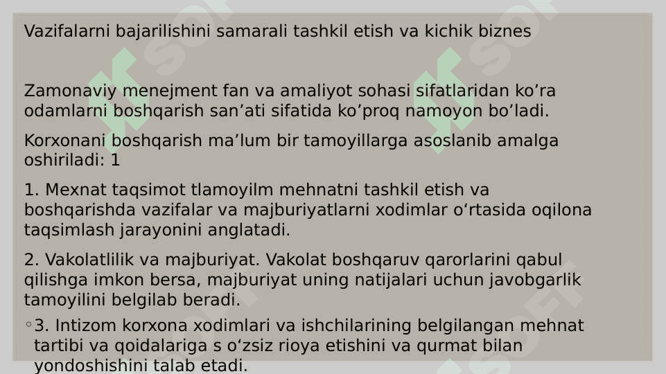 Kichik beznis Korxonalarini boshqarishni òziga xos xususiyatlari pptx 7