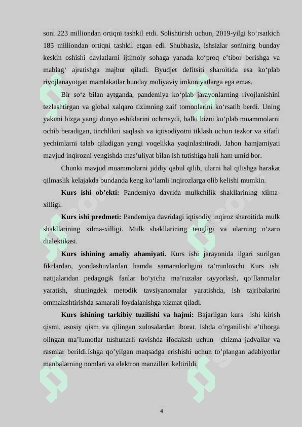 Pandemiya davrida mulkchilik shakllarining xilma-xilligi 4