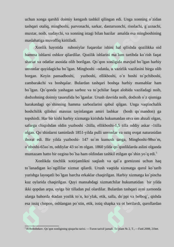 Qoʻqon xonligida aholini ijtimoiy himoyalash va bu borada mavjud davlatchilik anʼanalari 8