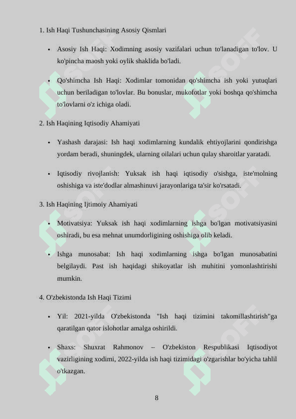 Ish haqi va uning mehnat unumdorligiga taʼsiri 8