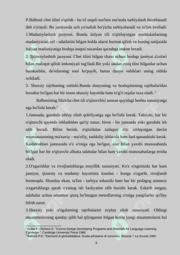 Italyan tilida savollar bilan ishlash 6
