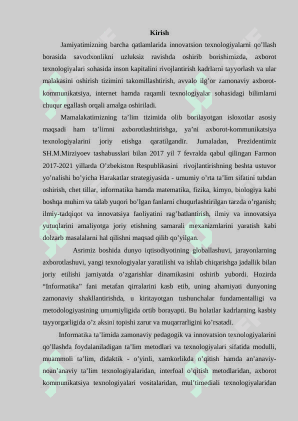 Grafik audio va video ma'lumotlarlarni izlash mavzusini o'qitishda innovatsion texnologiyalar 3