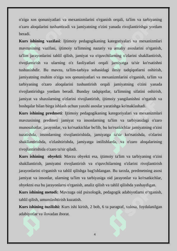 IJTIMOIY  PEDAGOGIKANING KATEGORIYALARI  VA MEXANIZMLARI 4